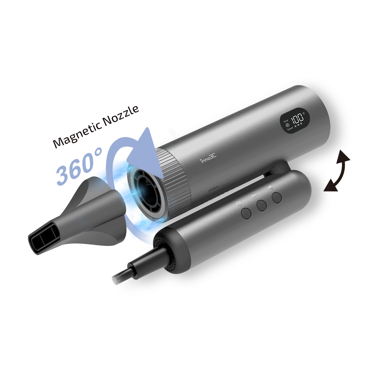 inno3C i-FD8 Foldable High Speed Ion Hair Dryer, , large image number 1