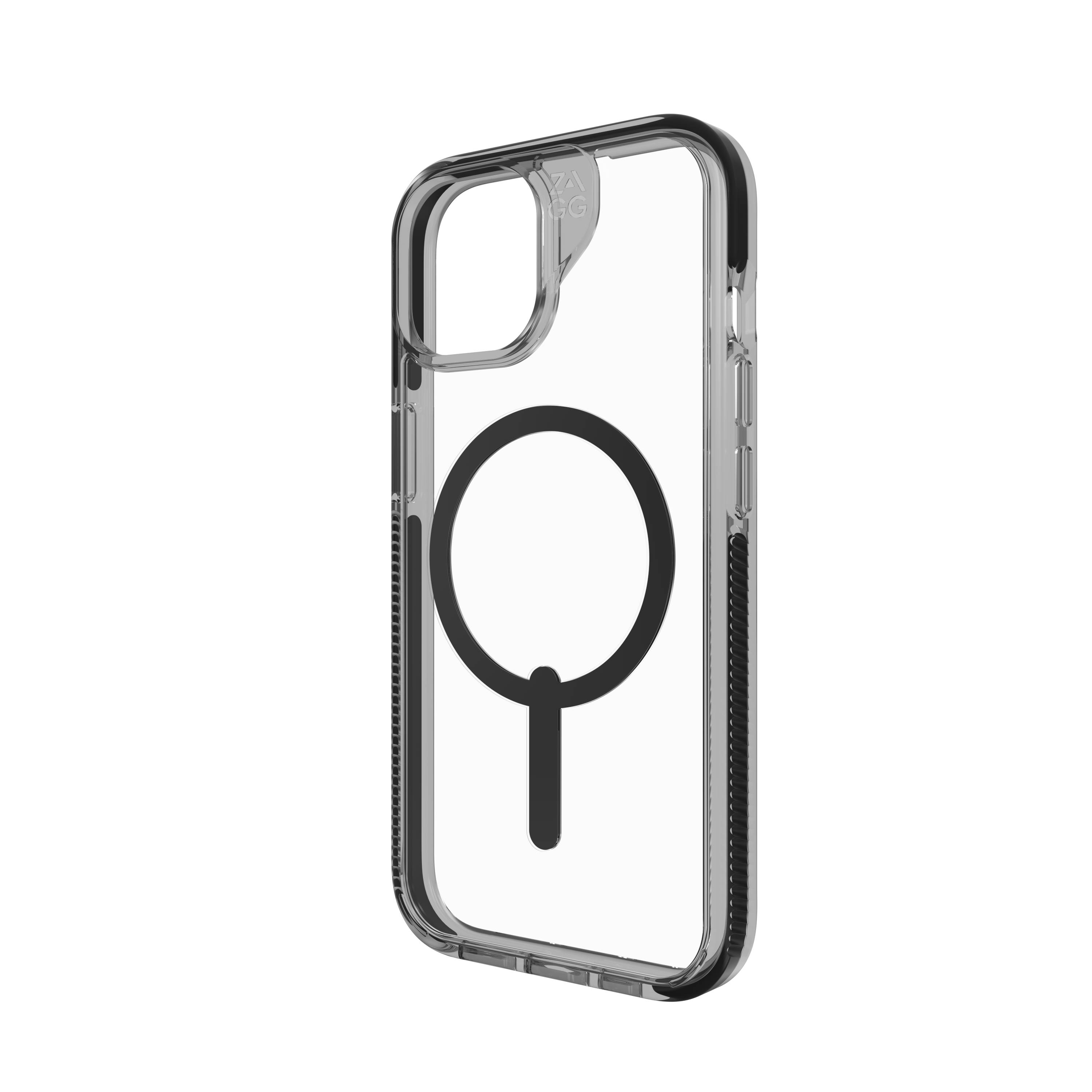 ZAGG Santa Cruz Snap Case (MagSafe) iPhone 15 透明黑邊 image number 2
