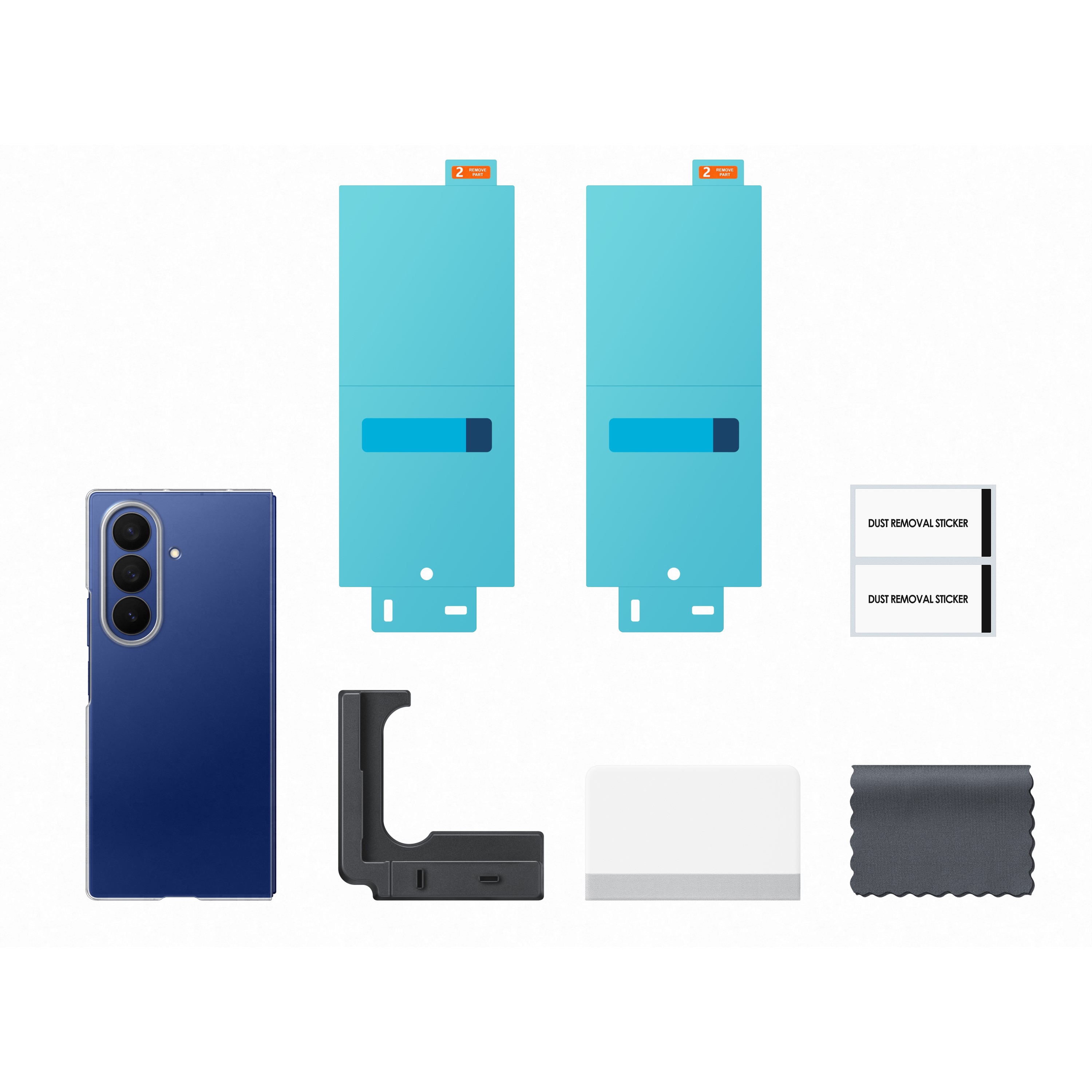 Samsung Galaxy Z Fold7 Clear Grip Case, , large image number 4