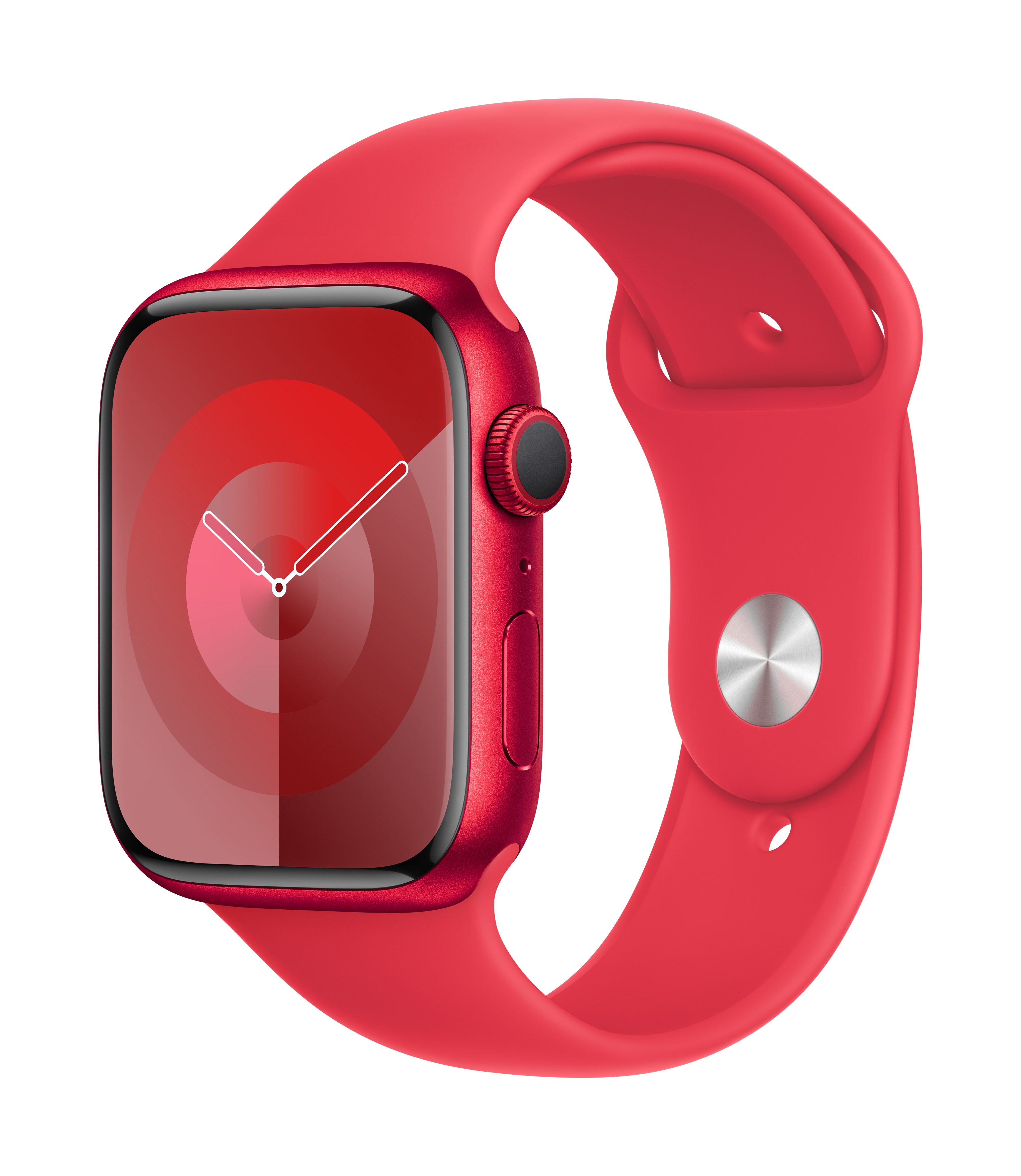 Apple Watch Series 9 (GPS + 流動網絡) 45 毫米 (PRODUCT)RED 鋁金屬錶殼及(PRODUCT)RED 運動錶帶 - M/L