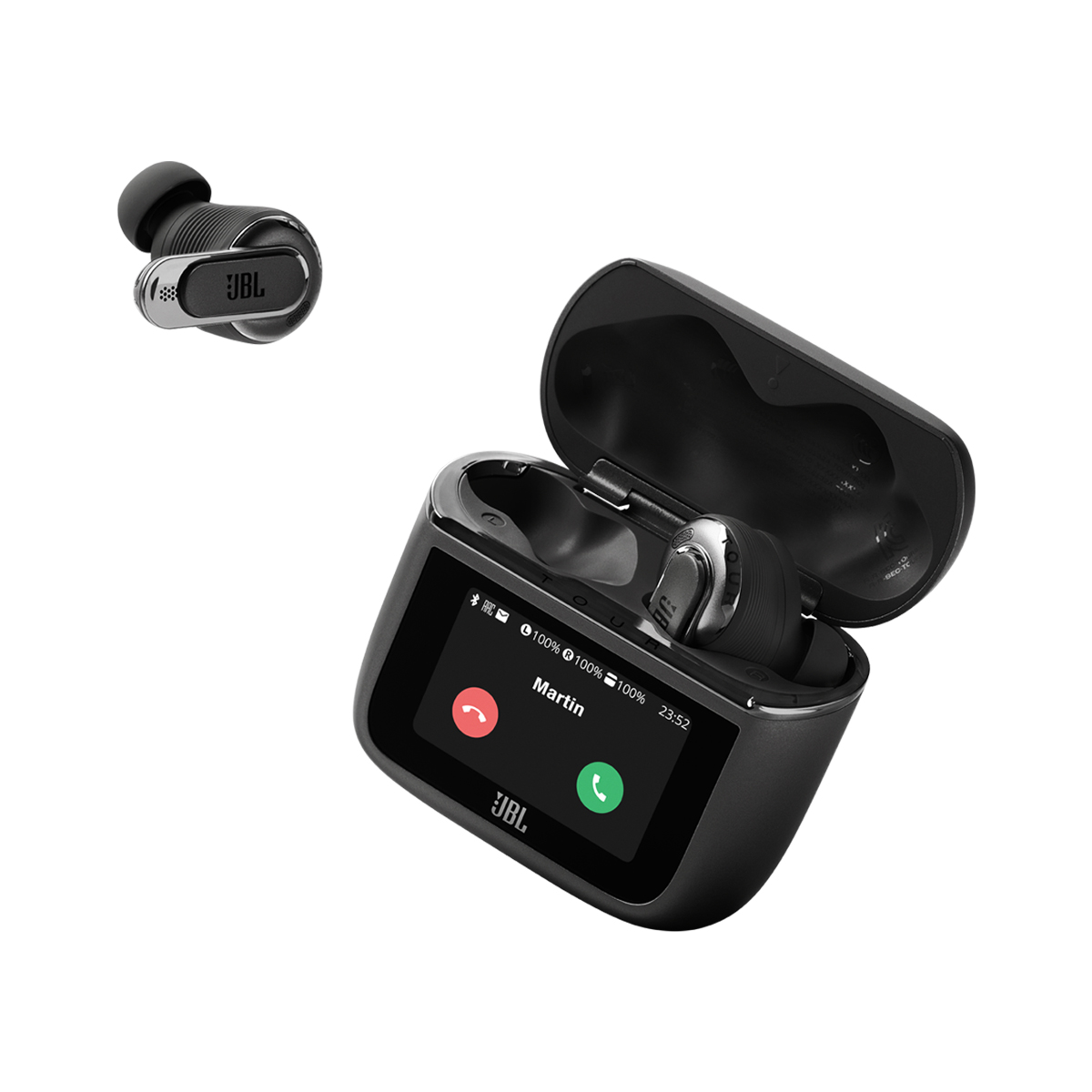 JBL Tour Pro 3 True Wireless Noise Cancelling Earbuds - Black, , large image number 4