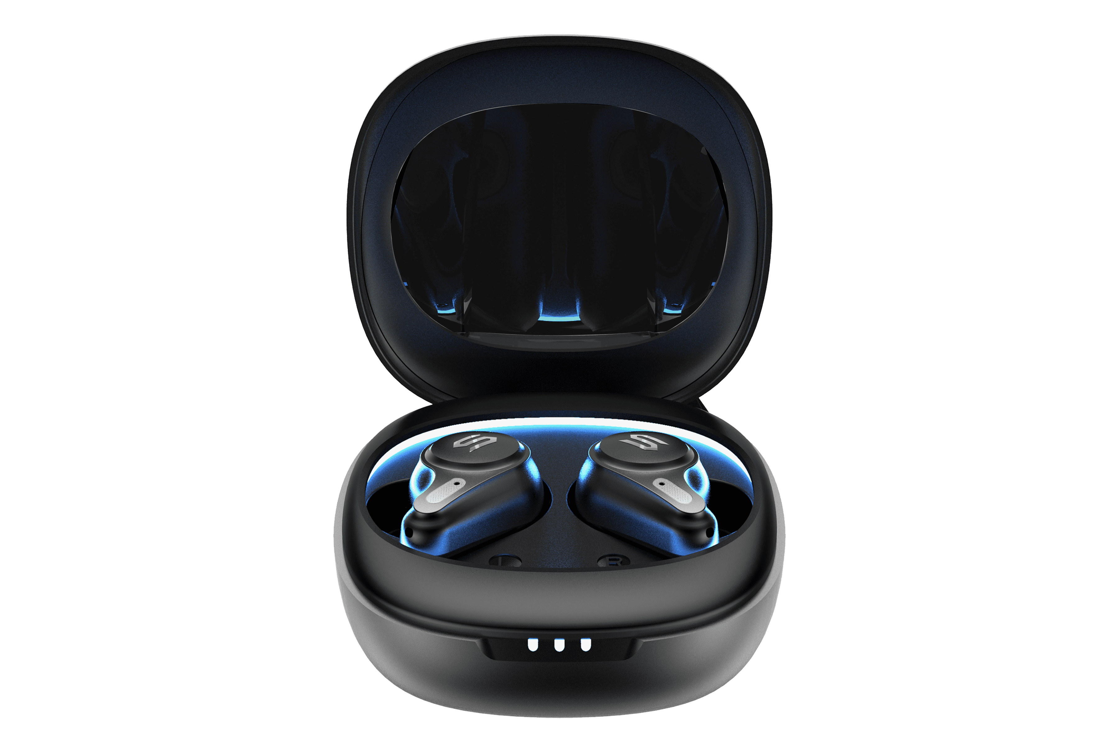 SOUL S-Tron True Wireless Earbuds with LED Light Ring (BLACK), , small image number 1