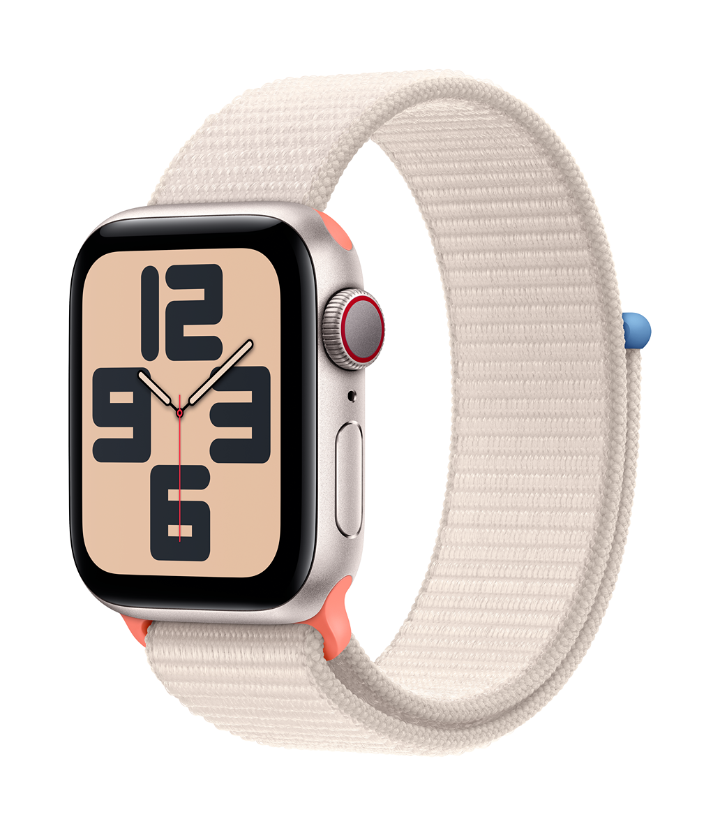 Apple Watch SE 第2代 (GPS + 流動網絡) 40 毫米鋁金屬錶殼
