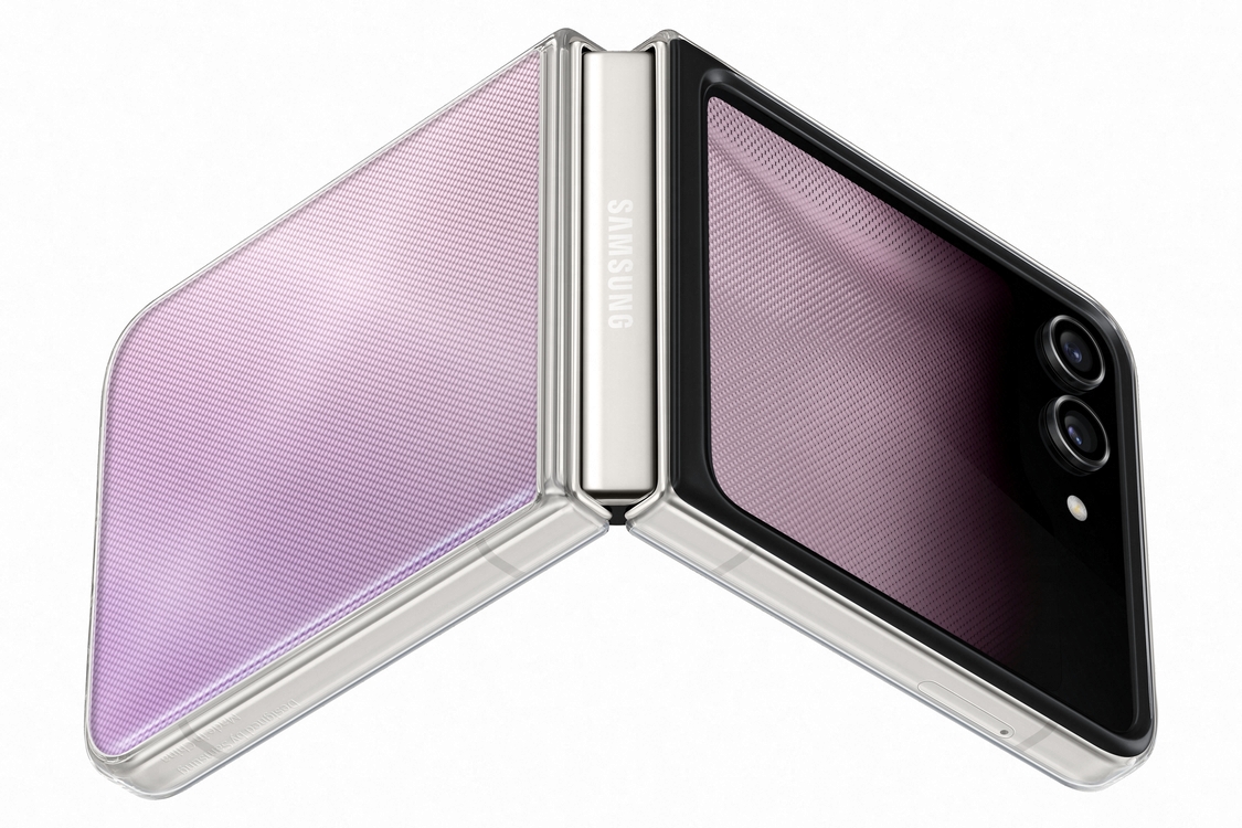 Samsung Galaxy Z Flip5 Flip Suit Case Transparency, , large image number 3