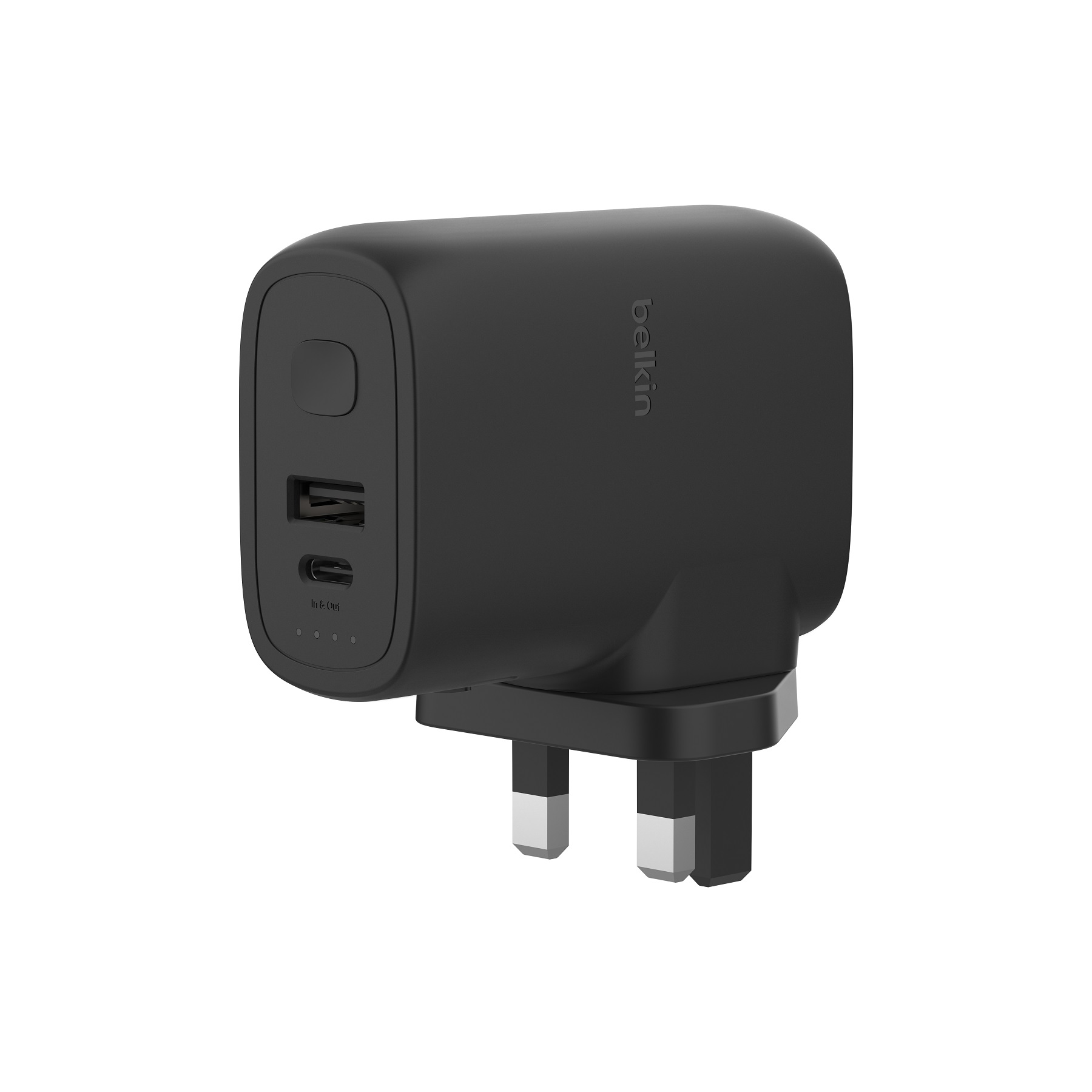 Belkin 2合1家用充電器 25W + 行動電源 5K + 旅行套件 image number 1