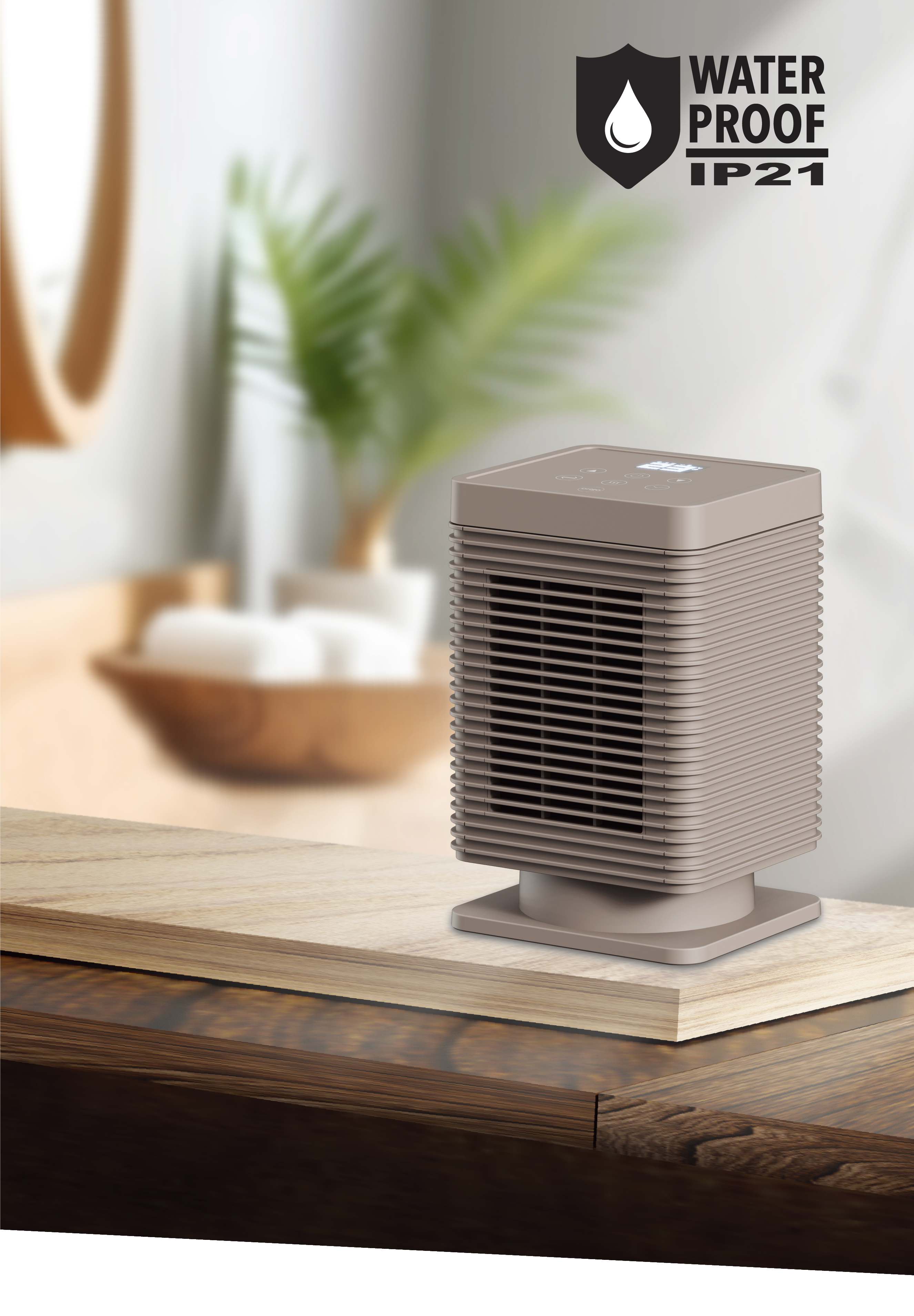 origo Ceramic Fan Heater IP21 (FH9518K), , large image number 2