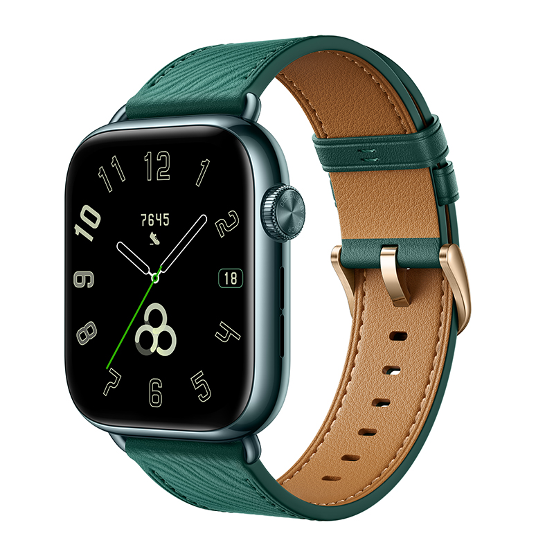 HONOR Watch 5 Green (Leather Strap), , large image number 1